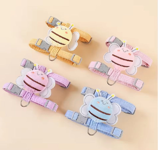 Kitten Harness Vest With Wing Decoration, Strap Set For Cats And Small Dogs, Adjustable Pet Cat Harness Accessories